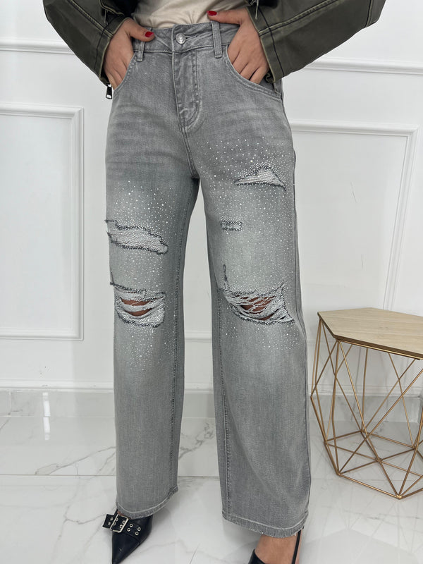 JEANS CUT GREY