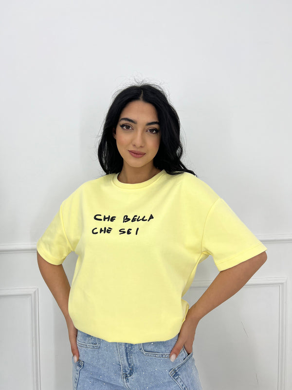 SHIRT "BELLA CHE SEI" BY LUMINA